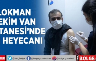 Lokman Hekim Van Hastanesinde aşı heyecanı