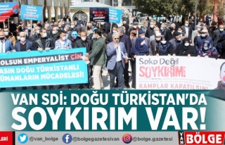 Van SDİ: Doğu Türkistan'da soykırım var!
