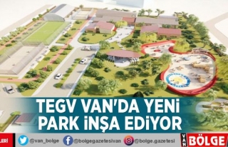 TEGV Van'da yeni park inşa ediyor