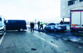 Van'da trafik kazası: 10 yaralı 