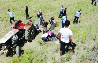 Tuşba'da traktör kazası: 1 ölü, 1 yaralı 