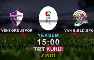 B.Vanspor'un maçı canlı yayınlanacak