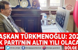 Başkan Türkmenoğlu: 2021 AK Parti'nin altın...