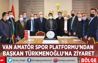 Van Amatör Spor Platformu'ndan Türkmenoğlu'na...