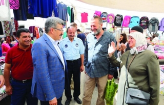 Vali Bilmez'den halk pazarına ziyaret...