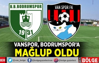 Vanspor, Bodrum'dan eli boş dönüyor: 1-0