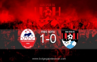 Vanspor, Maraş'a mağlup:1-0