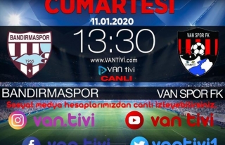 Vanspor'un, Bandırma'daki maçı canlı yayınlanacak