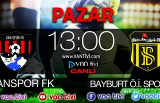 Vanspor ile Bayburt maçı Van Tivi'de...