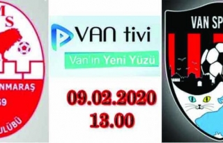 Vanspor'un maçı  canlı yayınlanacak