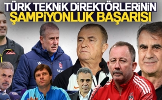 Süper Lig'in son 16 sezonunda Türk teknik direktörler şampiyonluk yaşadı