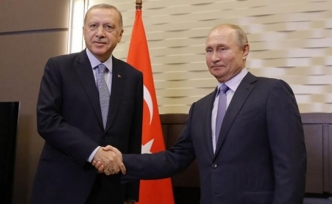 Cumhurbaşkanı Erdoğan ile Putin görüştü