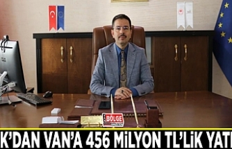 TKDK’dan Van’a 456 milyon TL’lik yatırım