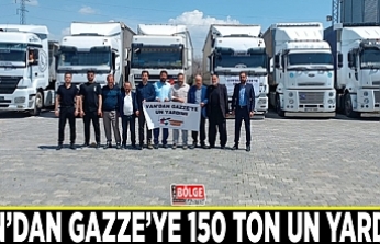 Van’dan Gazze’ye 150 ton un yardımı