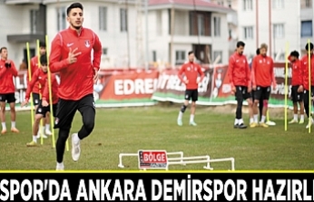 Vanspor'da Ankara Demirspor hazırlığı...