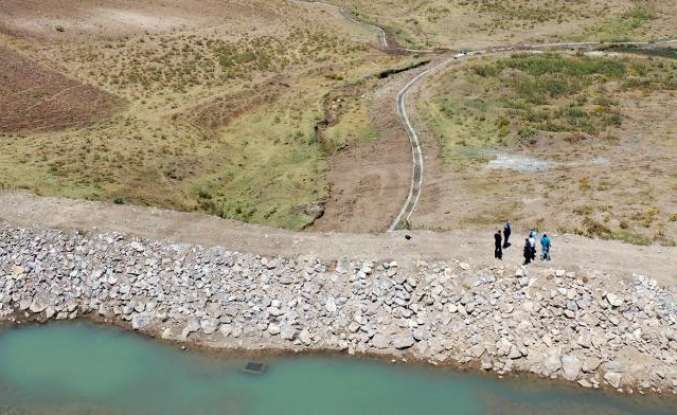 Büyükşehir, Pirgarip'teki sulama kanalını hizmete geçirdi